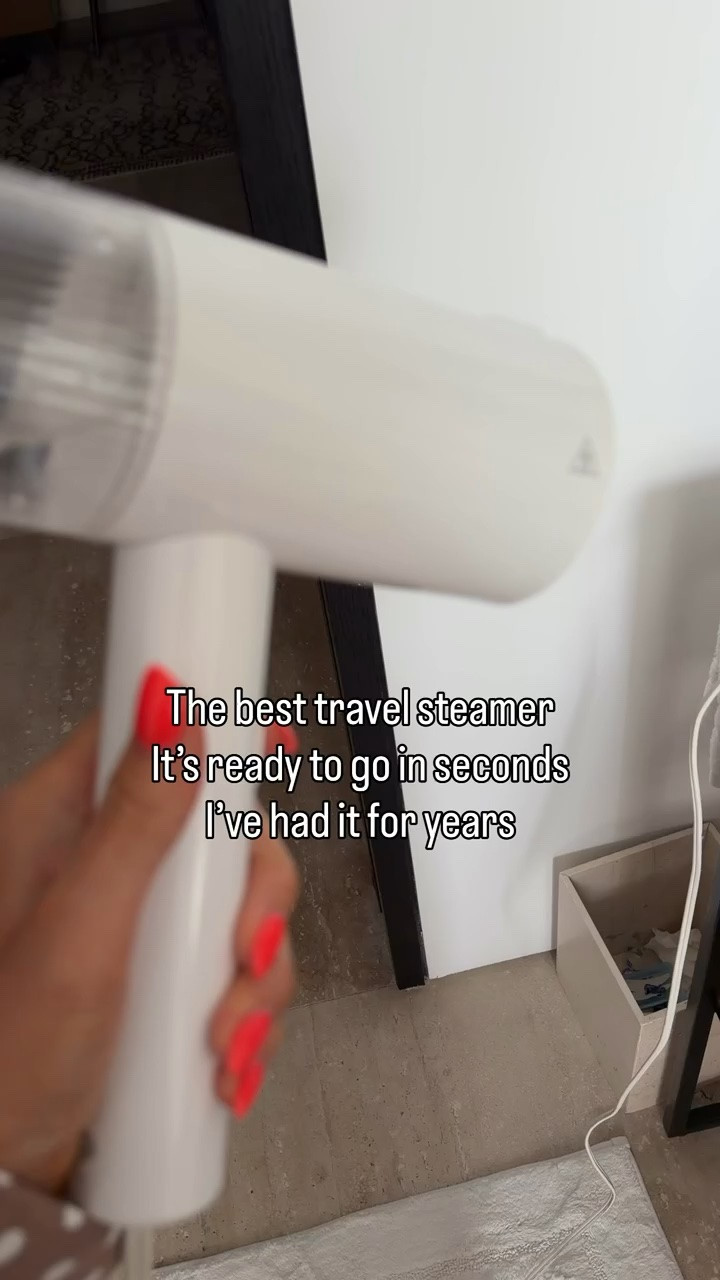 A travel steamer is one thing I’m always glad I packed. It takes up very little room, heats up quickly, and saves me from having to rely on a hotel iron when clothes come out of my suitcase wrinkled.

travel steamer, portable steamer, packing essentials, travel essentials, wrinkle remover, clothing steamer, vacation packing, suitcase essentials, travel gadgets, clothing care, annabrstyle

#LTKTravel #LTKSeasonal #LTKootd