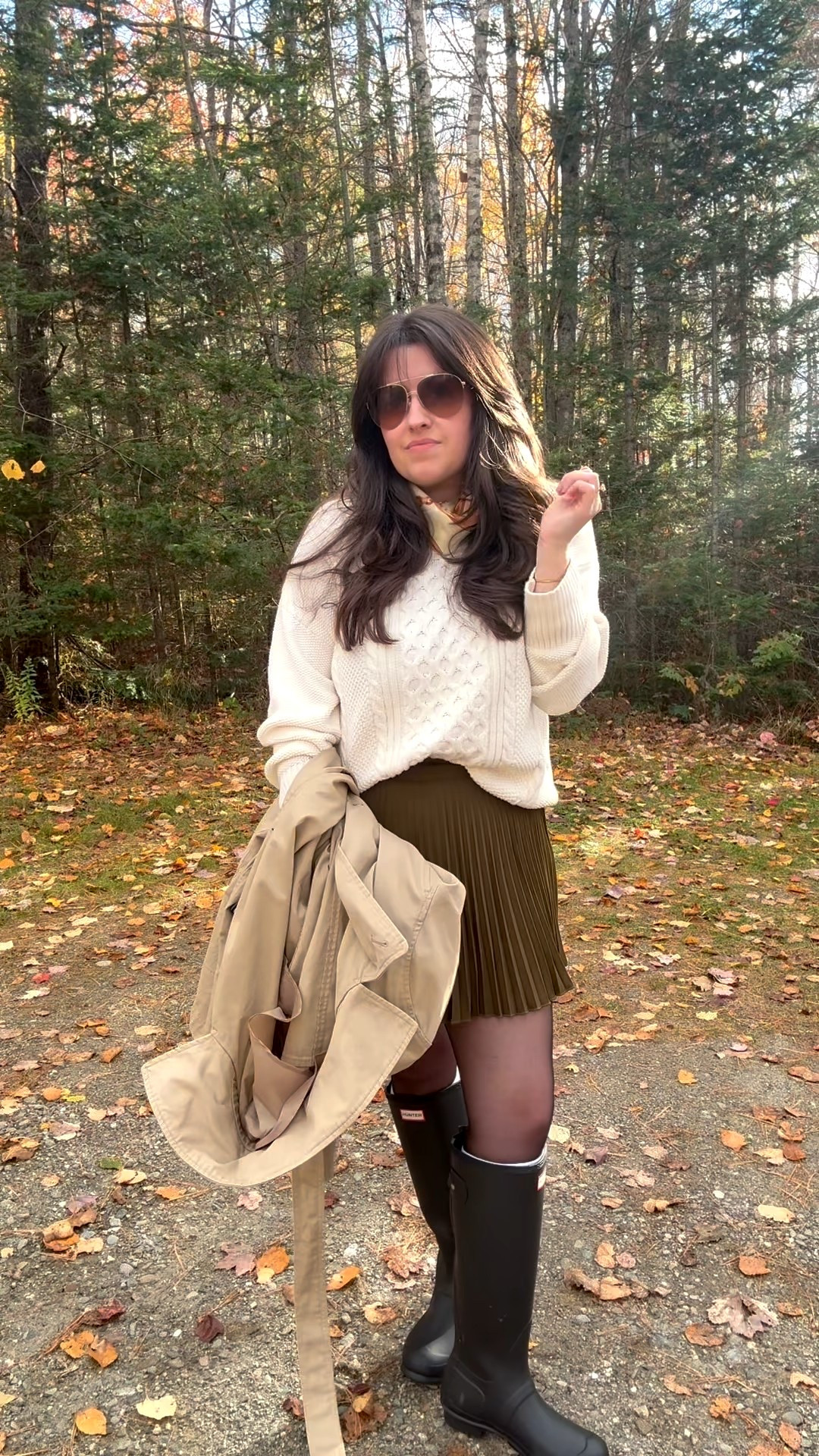 Fall outfit 
Breastfeeding friendly outfit
Chunky sweater outfit 
Trench coat
Hunter boot outfit 


#LTKSeasonal #LTKFindsUnder50 #LTKStyleTip