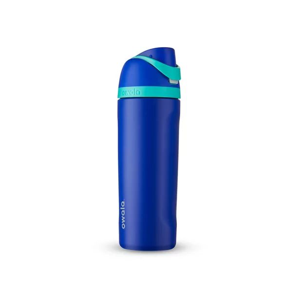 Owala FreeSip 19 oz Blue Insulated Stainless Steel Water Bottle with Straw Lid - Walmart.com | Walmart (US)