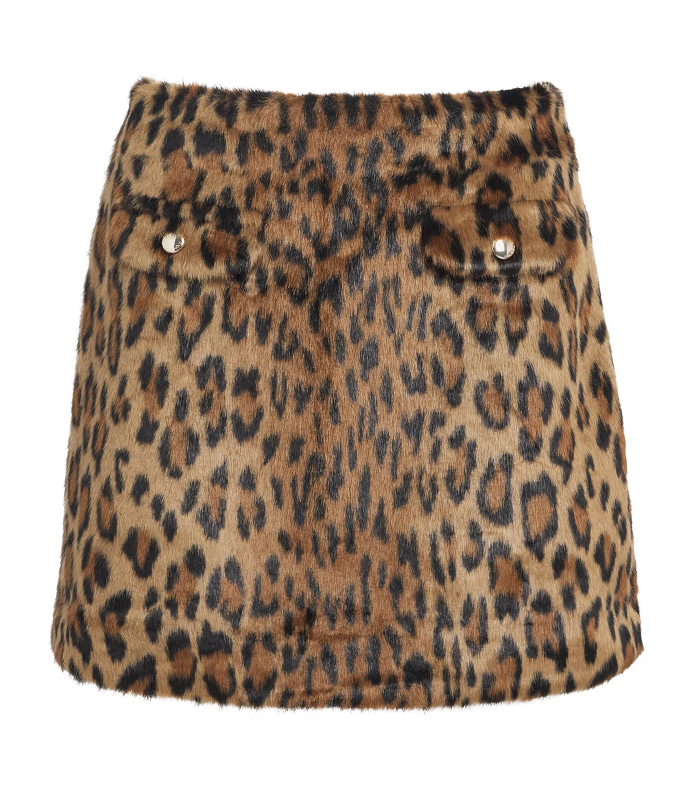 Maje Leopard Print Mini Skirt | Harrods (US)