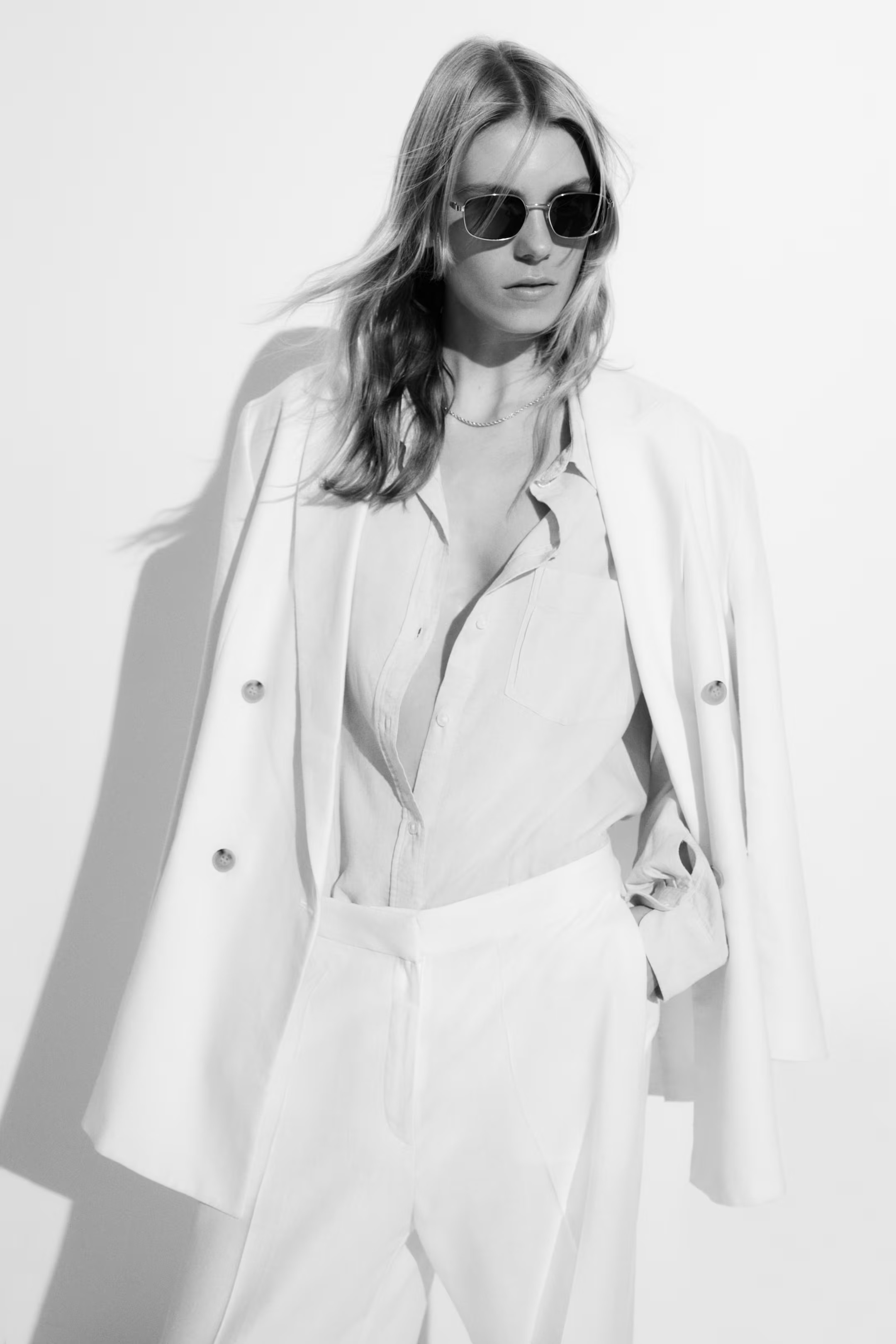 Linen-blend Shirt | H&M (US + CA)