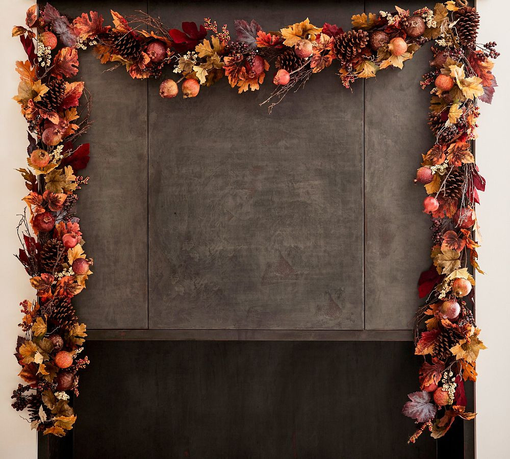 Faux Pomegranate & Pinecone Garland | Pottery Barn (US)