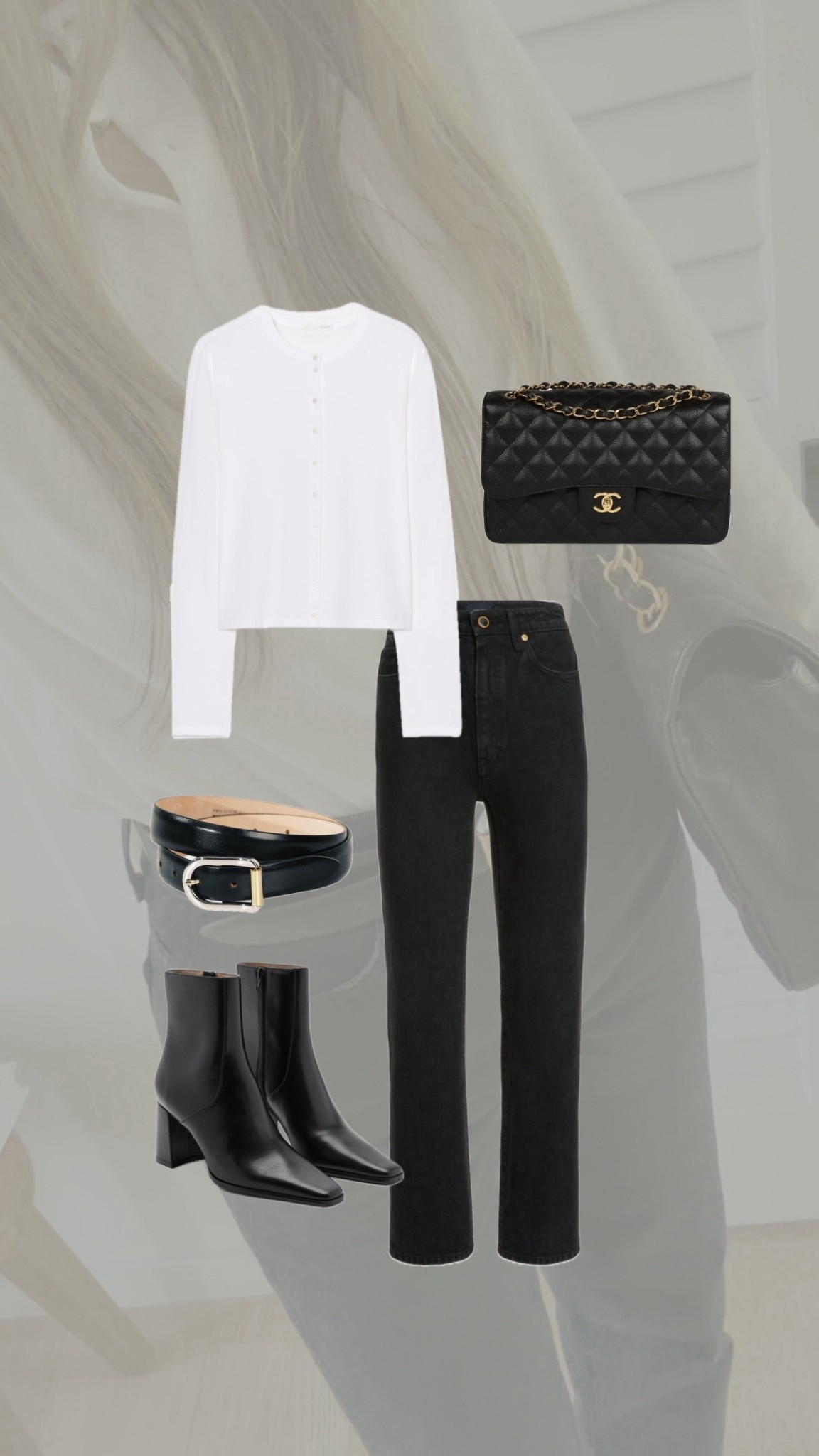 Unfortunately the jeans ARE worth it $ OOTD with exact jeans + belt. Boots are sold out but linked them in case they pop back in stock 🖤 