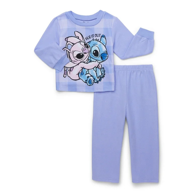 Character Toddler Long Sleeve Top and Pants, 2-Piece Pajama Set, Sizes 12M-5T | Walmart (US)