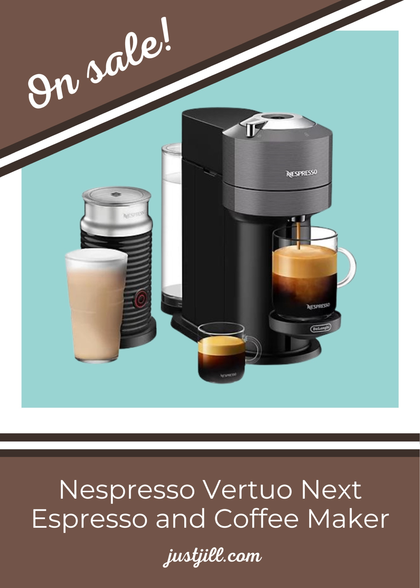 Designed to make both brewed coffee and espresso drinks, this Nespresso Vertuo machine brings the cafe to your home!

#LTKSeasonal #LTKHolidaySale #LTKhome