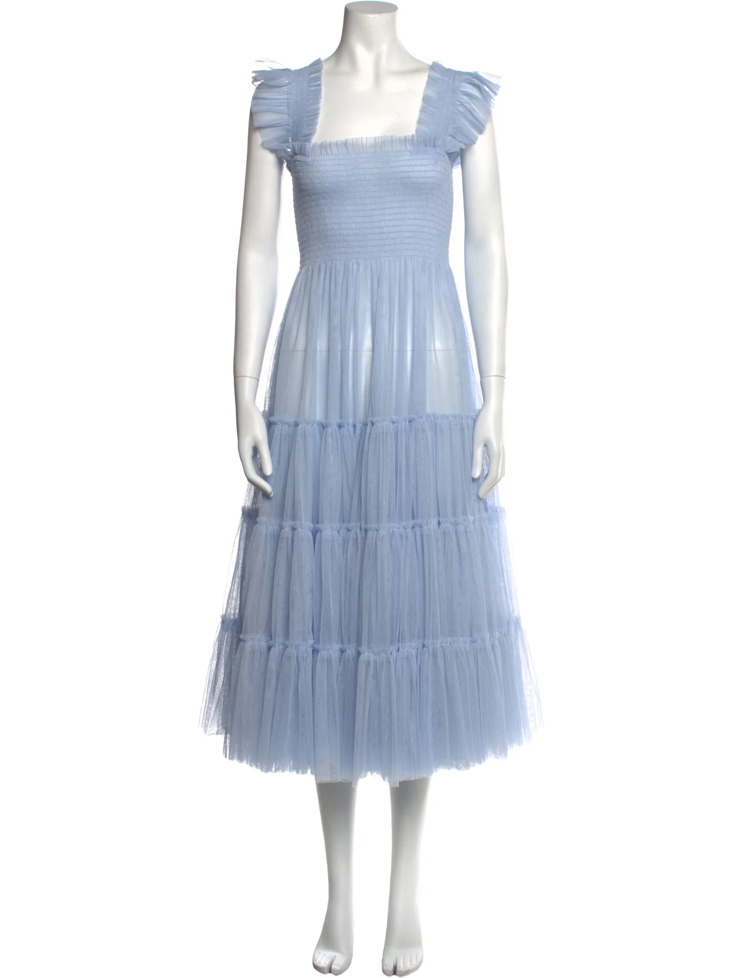 Square Neckline Long Dress | The RealReal