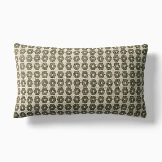 Honeycomb Silk Pillow Cover | West Elm (US)
