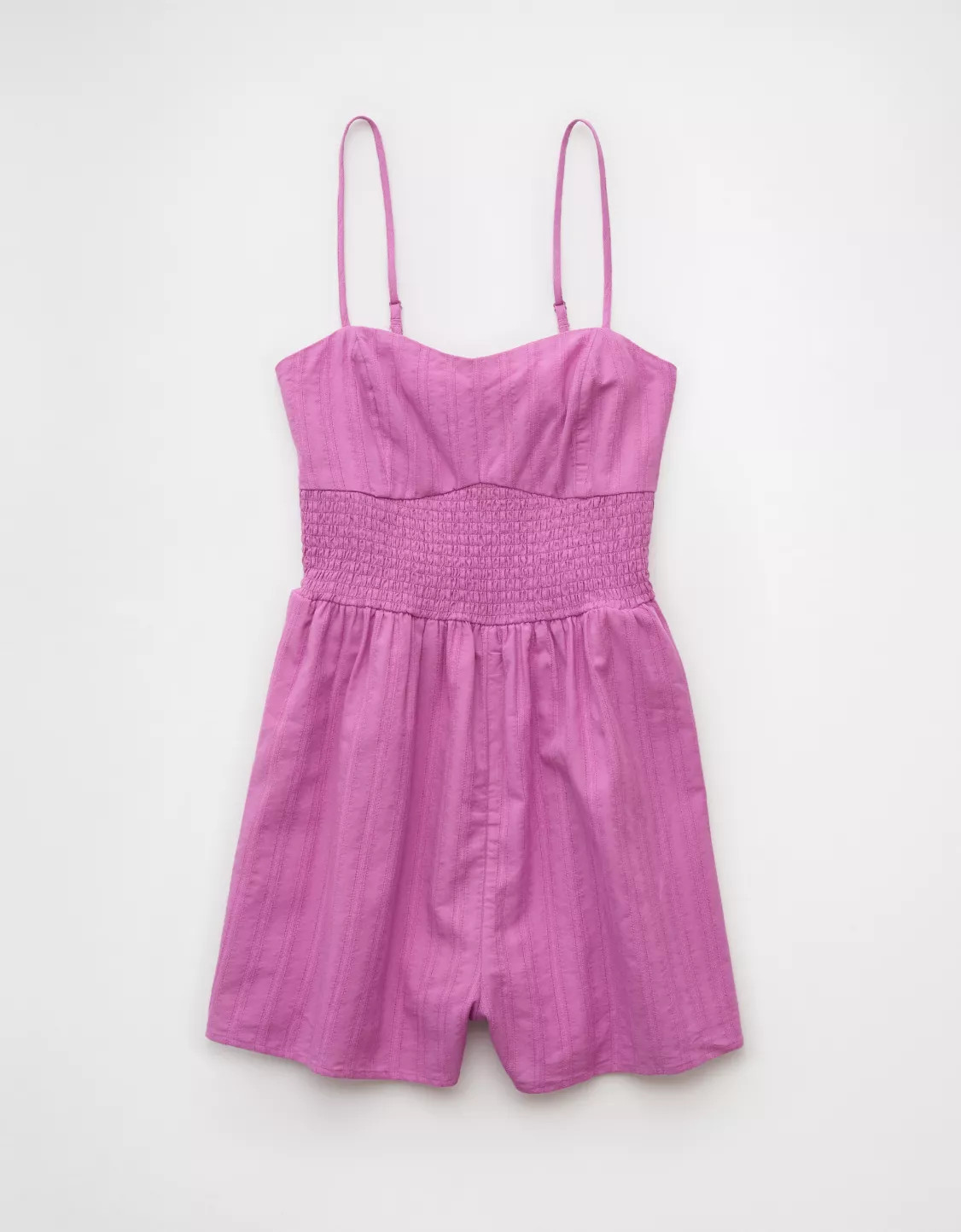 AE Smocked Square Neck Romper | American Eagle Outfitters (US & CA)