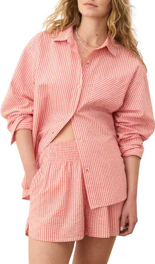 Marine Layer Gracey Seersucker Button-Up Shirt | Nordstromrack | Nordstrom Rack