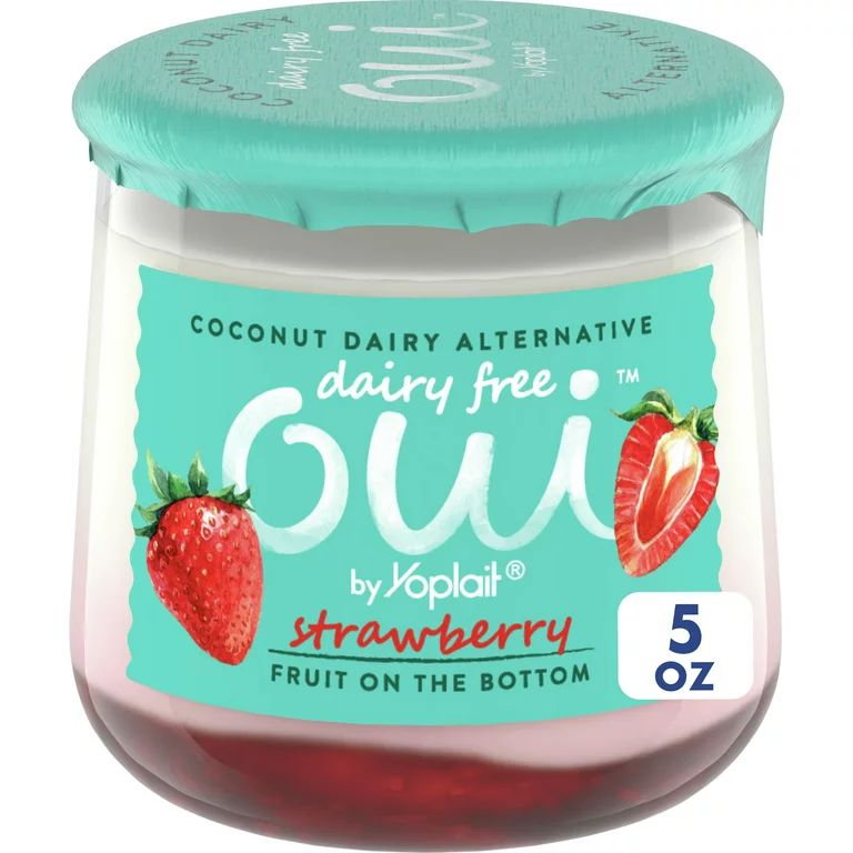 Oui by Yoplait Strawberry Dairy Free Yogurt Alternative, 5 OZ Yogurt Jar | Walmart (US)