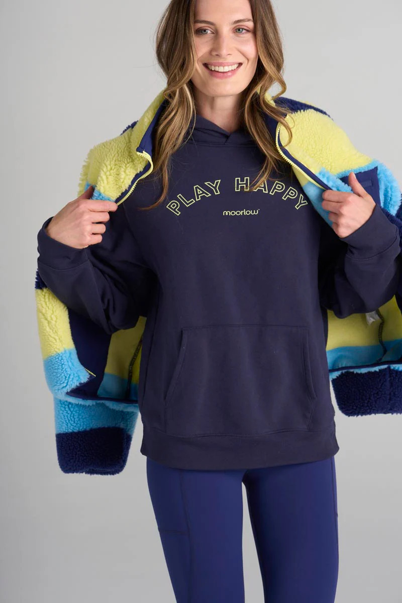 Play Happy Hoodie - Midnight | moorlow