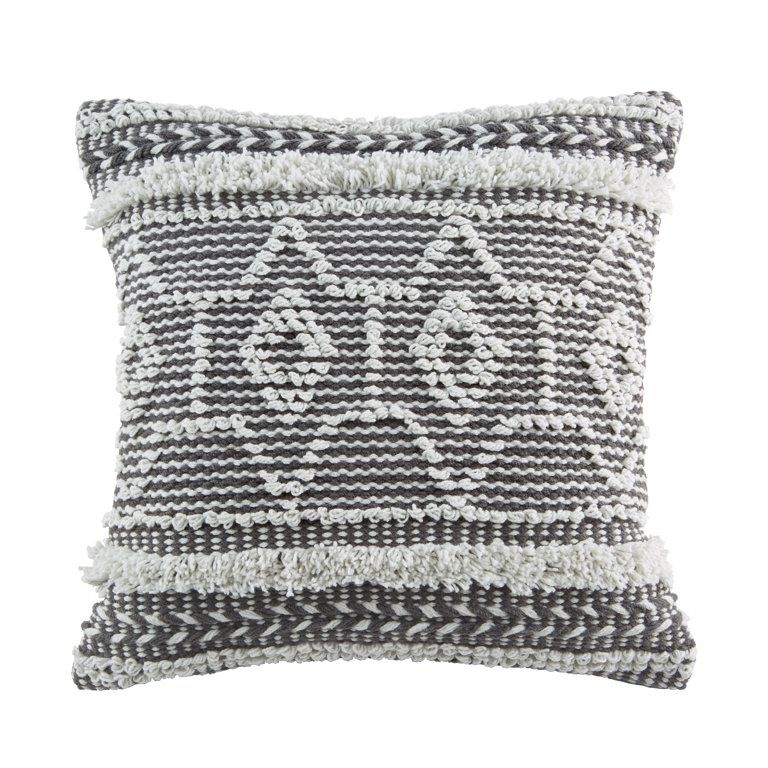 Better Homes & Gardens 20" x 20" Textured Geo Outdoor Pillow by Dave & Jenny Marrs | Walmart (US)
