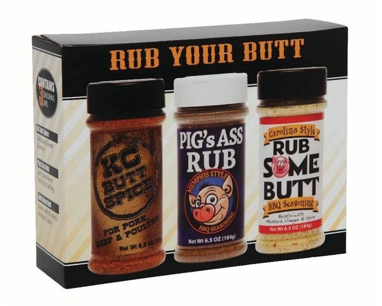 Rub Your Butt Championship BBQ Seasoning Gift Pack | Amazon (US)