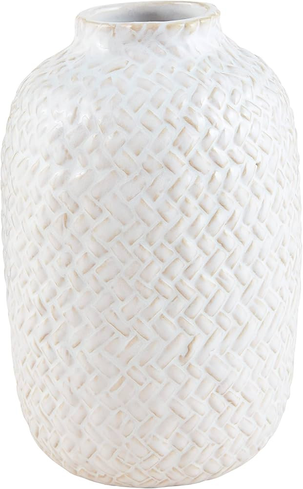 Mud Pie Textured Bud Vase, Large, 5 3/4" x 3 3/4" Dia | Amazon (US)