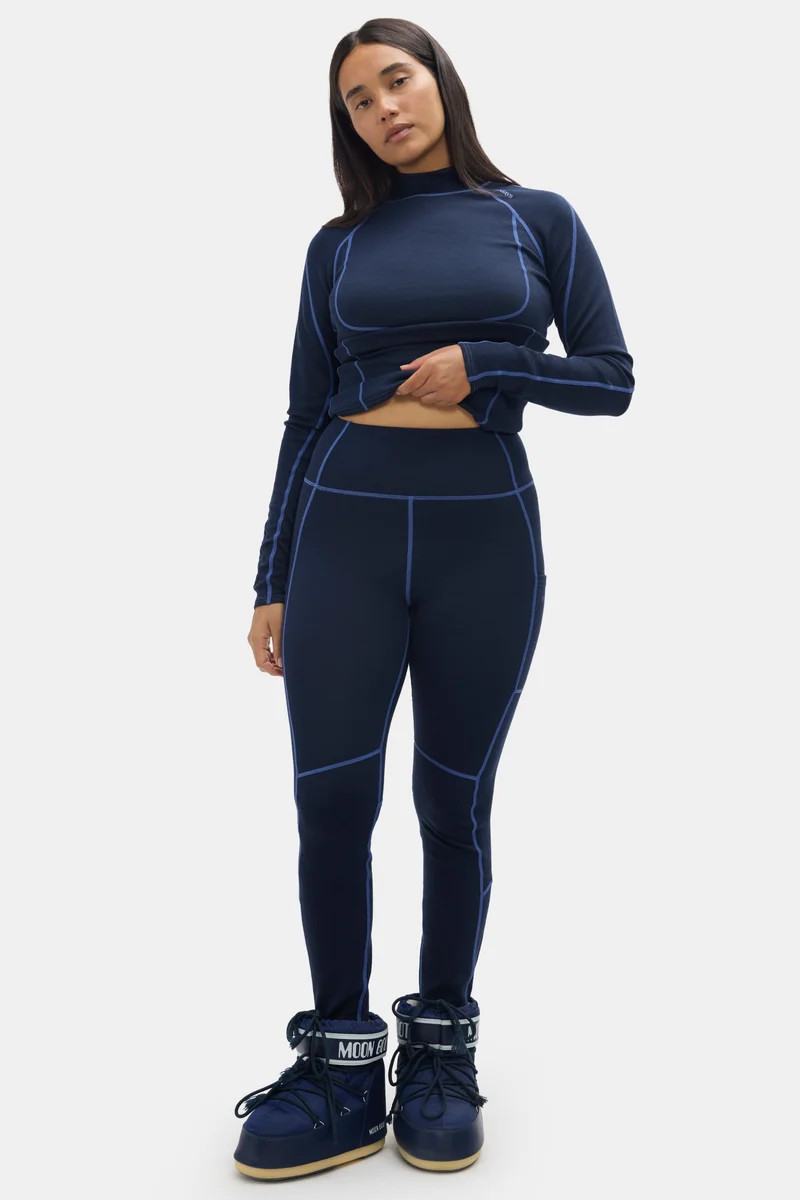 Hallie Midweight Merino Legging | Halfdays