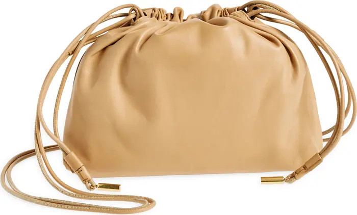 The Row Angy Leather Drawstring Shoulder Bag | Nordstrom | Nordstrom