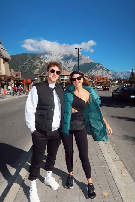 My hiking jumpsuit and vest ootd! 
I am wearing my normal small in both the jumpsuit and vest! 
Alex is wearing his normal size large and his vest is 20% off today with code AFLTK



#LTKfitness #LTKmens #LTKfindsunder50