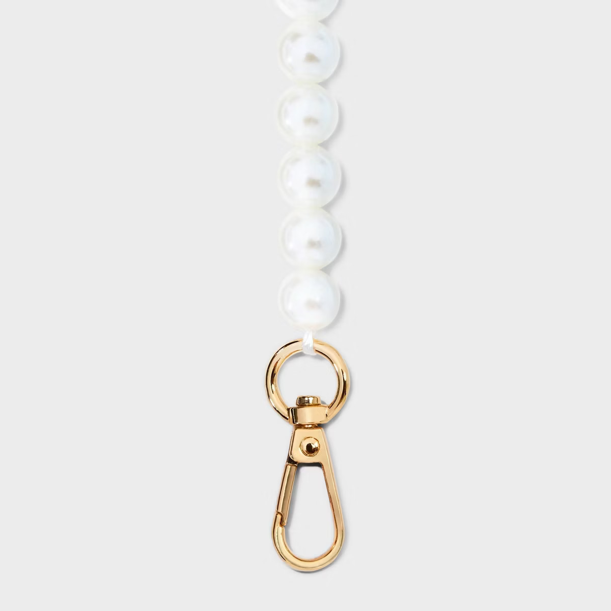 Handheld Mini Handbag Strap - A New Day™ White: Solid Acrylic & Zinc Alloy Bag Accessory with L... | Target