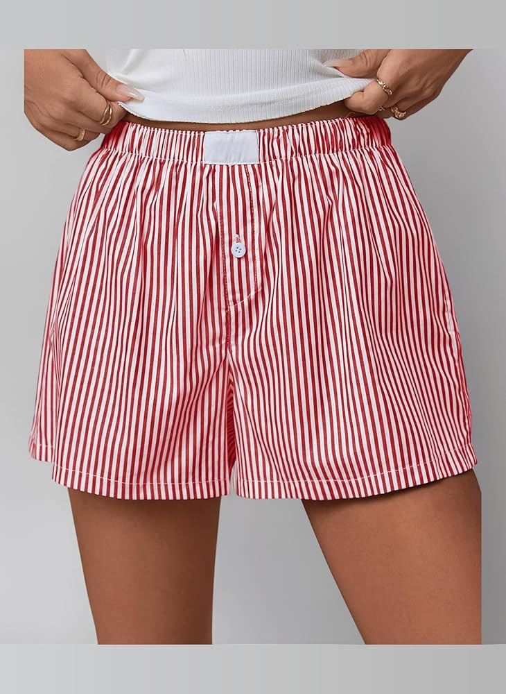 Rapbin Short 2025 Short Pyjama Pants for Women Summer Soft Cotton Pajama Pants for Women Short Ni... | Amazon (FR)