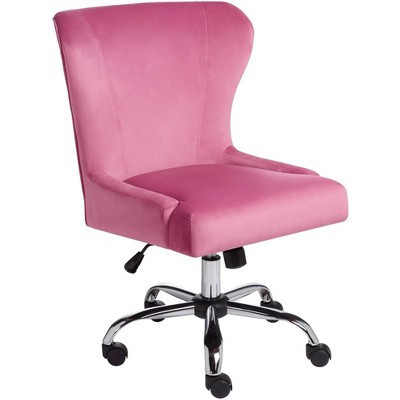 Studio 55D Erin Pink Fabric Adjustable Office Chair with Wheels | Target