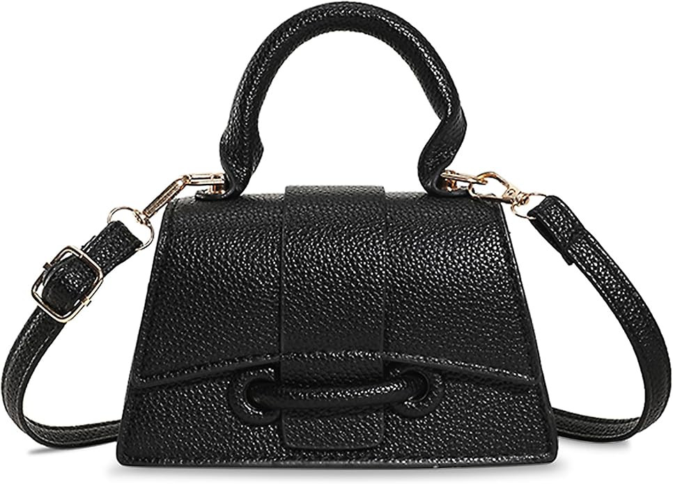 FALETO Mini Purses for Women Cute Top Handle Crossbody Bag Stylish Tiny Clutch Handbag with Strap | Amazon (US)