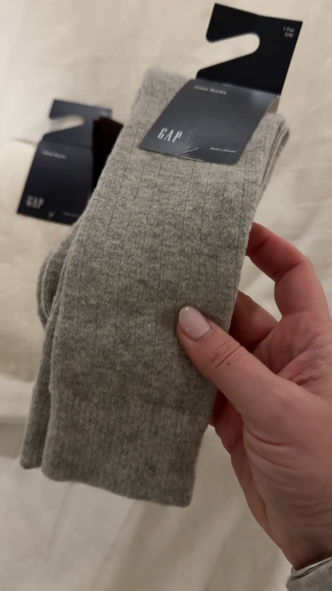Cozy CashSoft crew socks @gap #gappartner #howyouweargap 12/12-12/24 40-60% off Select Styles, including Fleece, Pjs, Outerwear, and Cold Weather Accessories. Shipping cutoff deadline is 12/19 to ge in time for the Holiday

#LTKSeasonal #LTKFindsUnder50