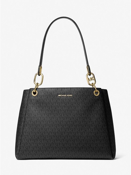 Trisha Large Logo Shoulder Bag | Michael Kors US