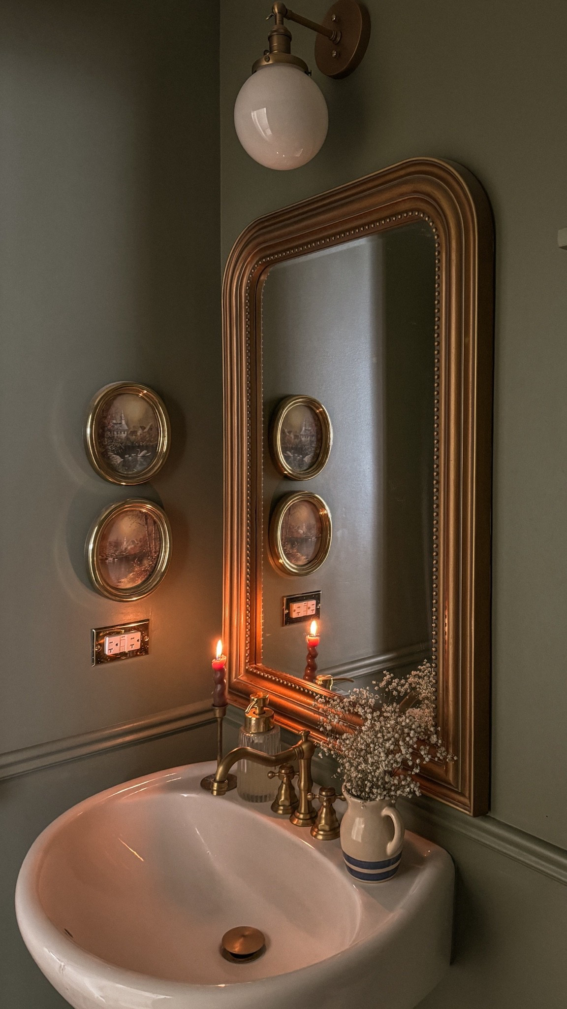 Our bathroom mirror is currently on sale. I have the antique gold color.

#LTKSaleAlert #LTKHome