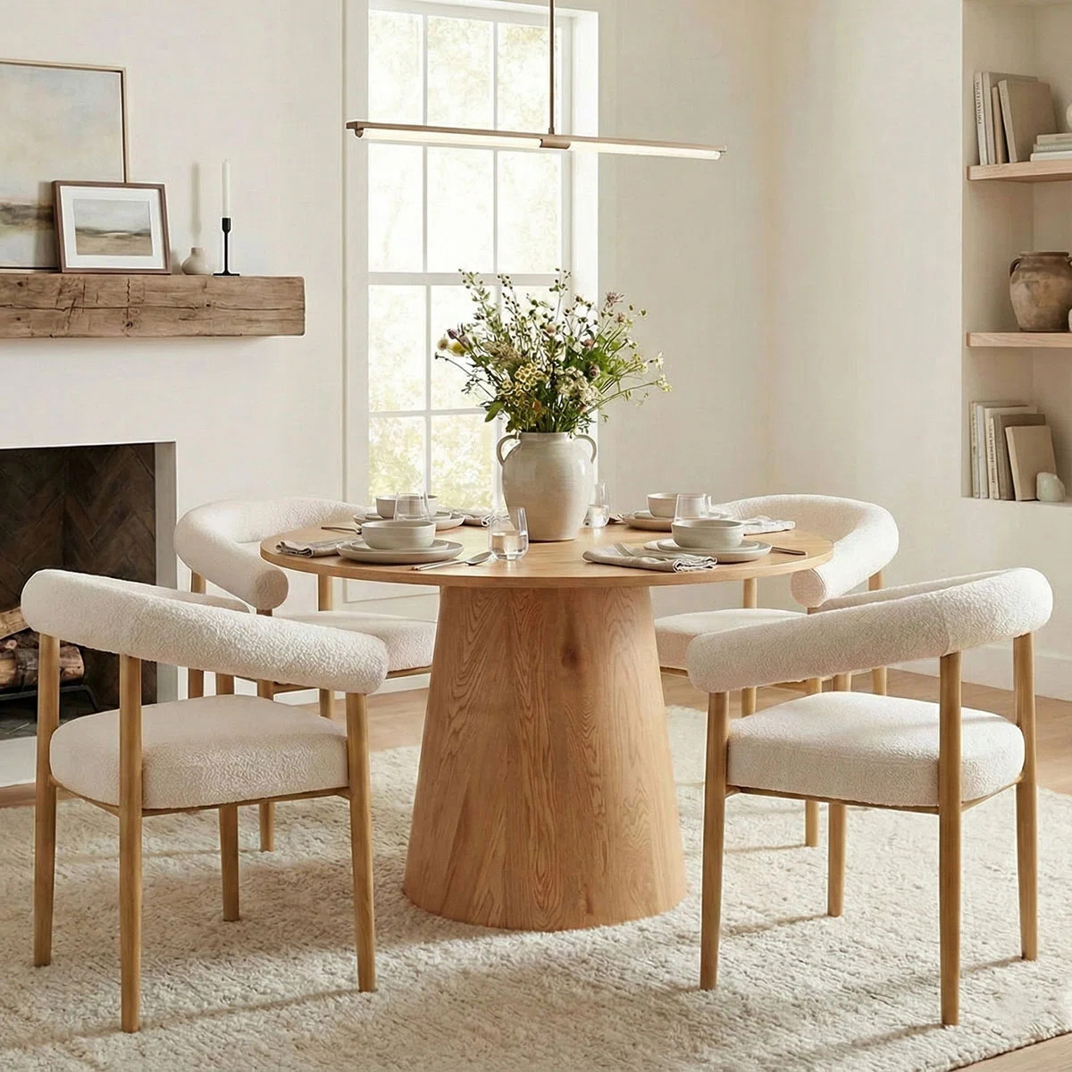 Solaze 5-Pieces Round Dining Table Sets | Wayfair North America