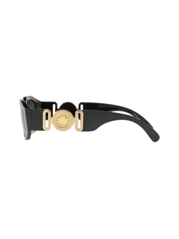 Versace Eyewear 'Hexad Signature' Sonnenbrille - Farfetch | Farfetch Global