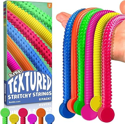 BUNMO Stretchy Strings - Sensory Toys - Stimulating & Fun Sensory Toys for Kids - Fidget Toy - Ho... | Amazon (US)