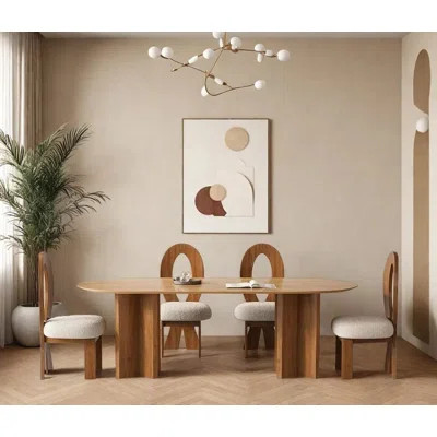 Solid Wood Durable Oval Dining Table Sets. | Wayfair North America
