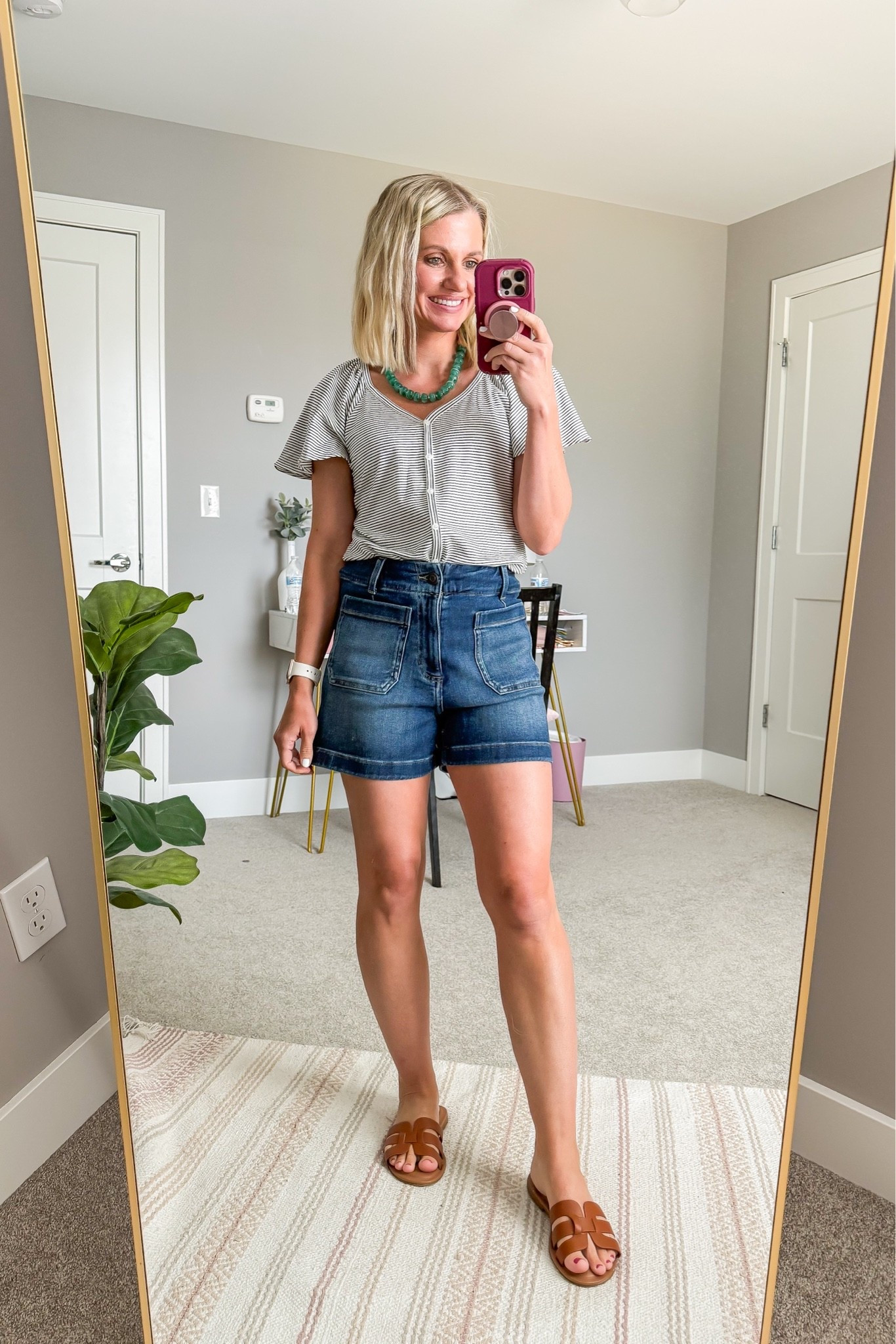 Cute casual summer outfit! I love how comfortable these shorts are! 
Top- small
Shorts- 2

#LTKootd #LTKPetite #LTKOver40