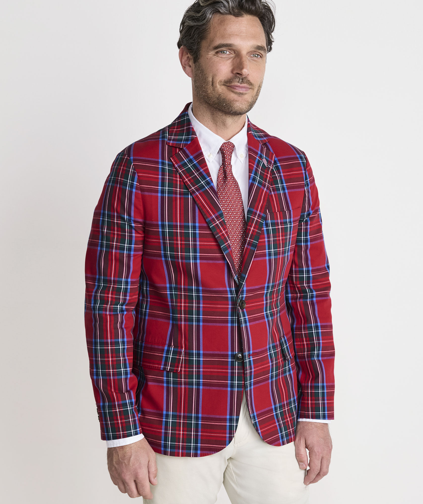 Winterberry Plaid Heritage Blazer | vineyard vines