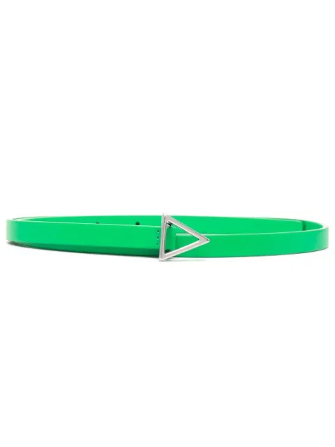 triangle-buckle thin belt | Farfetch (AU)