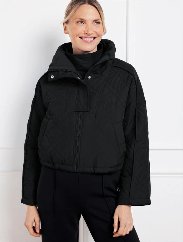 Cropped Puffer Jacket | Talbots