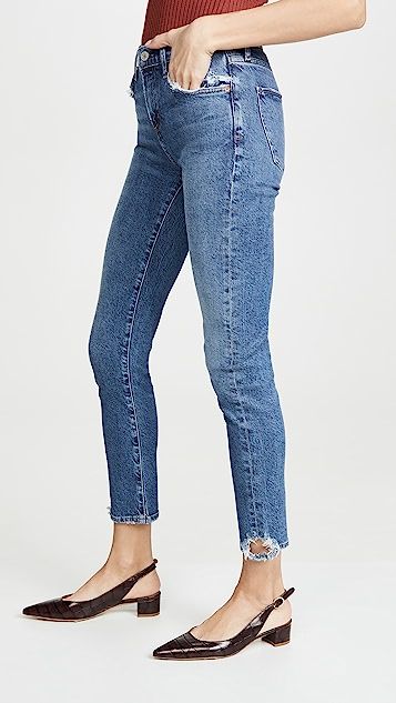 Toni Mid Rise Straight Jeans | Shopbop