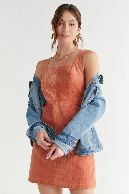Rebbecca Corduroy Sheath Mini Dress | Francesca's