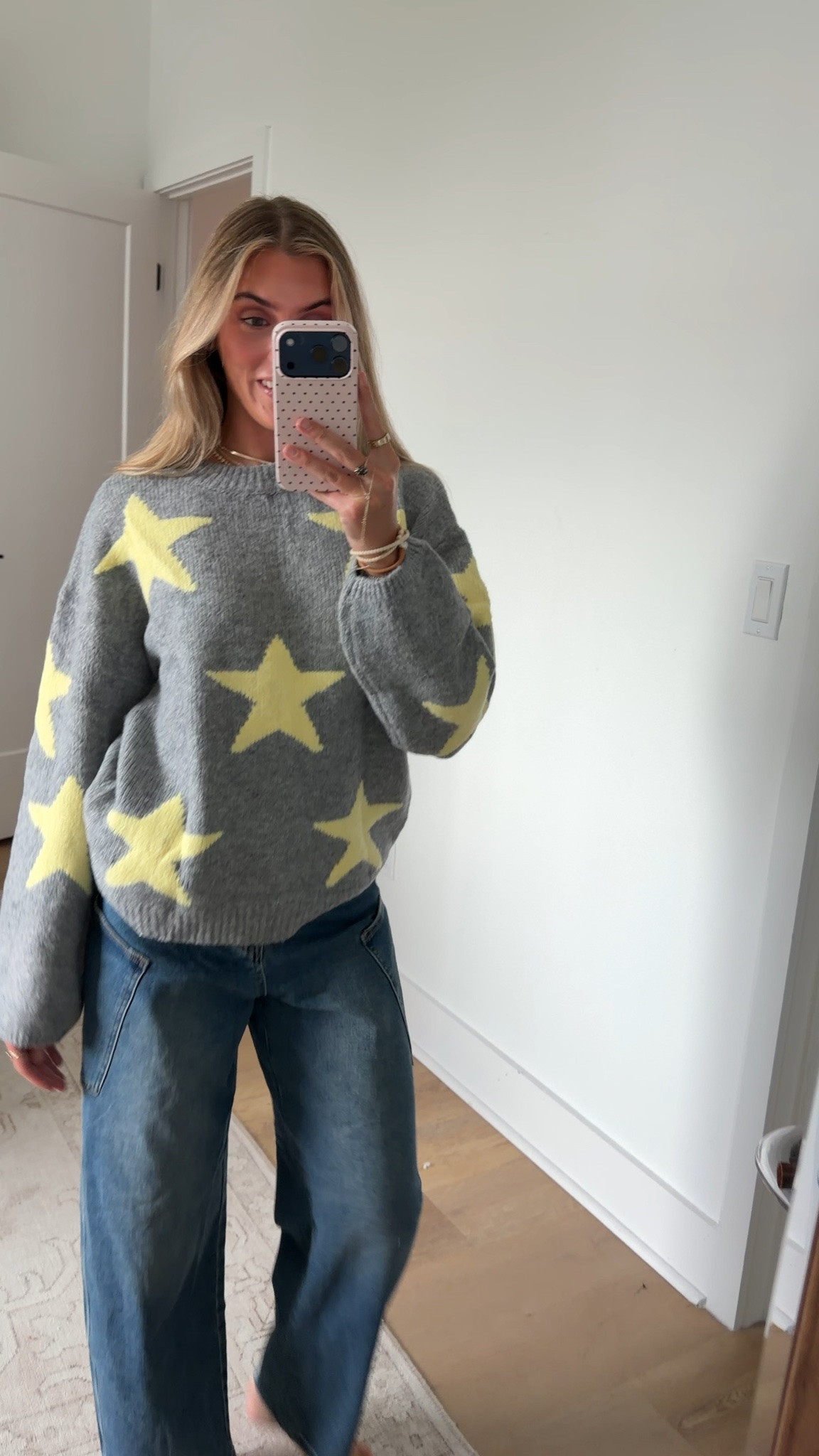 Amazon size small Cicy Bell Women Star Pattern Pullover Sweater Crew Neck Long Sleeve Sweater
Color Block, Lightweight Knit, Ribbed Hem, Cute Fall Tops, Casual Trendy, Loose Fit, Drop Shoulder, Versatile Wear

#LTKootd #LTKSeasonal #LTKSaleAlert