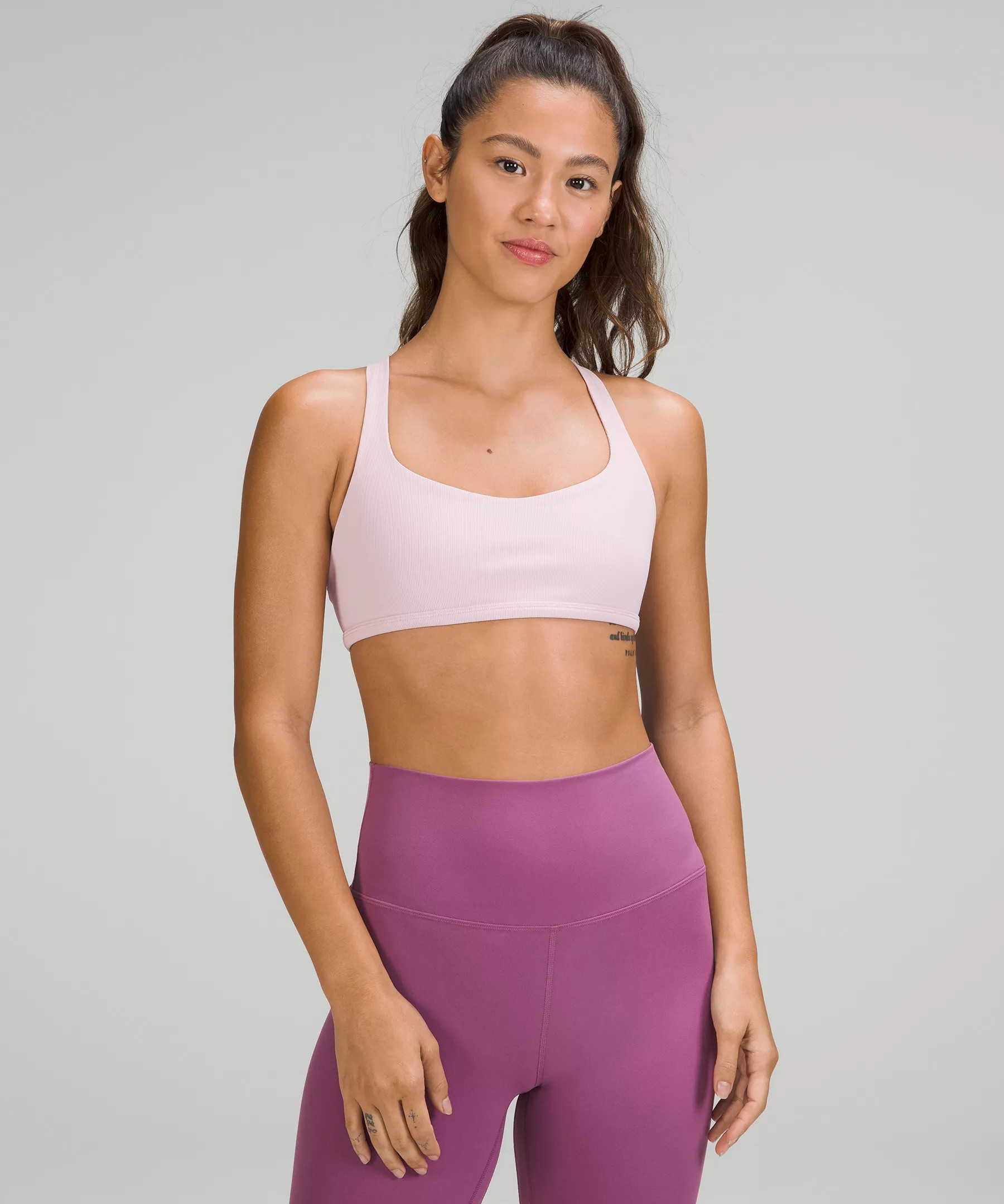 Free to Be Ribbed Bra - Wild Light Support, A/B Cup | Lululemon (US)