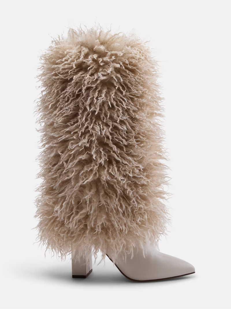 Scoop Women's Faux Fur Boots | Walmart (US)