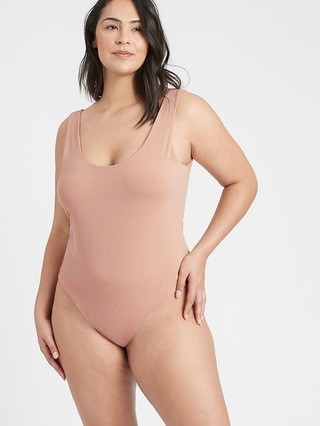 Scoop-Neck Thong Bodysuit | Banana Republic (US)