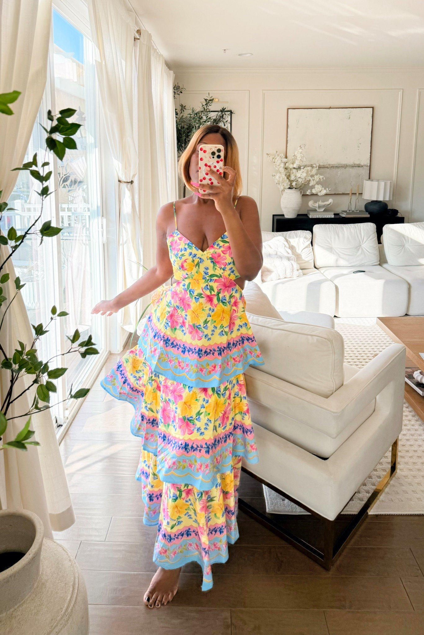 A dress worthy of a European summer vacation! The colors are so pretty . Such a good Easter dress too 

#LTKMidsize #LTKSeasonal