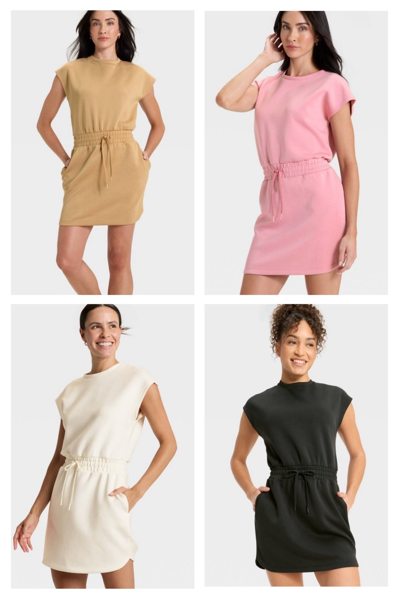 LUXE FOR LESS at Target! 🎯 These sporty Airy Sleek dresses are giving major  SPANX vibes!! 👏🏻

🌷Cream, Tan
☀️ Mauve
🍂 Tan
❄️ Black

#LTKStyleTip #LTKTravel #LTKActive