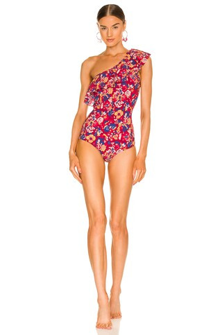 Isabel Marant Etoile Sicilya One Piece in Burnt Henna from Revolve.com | Revolve Clothing (Global)