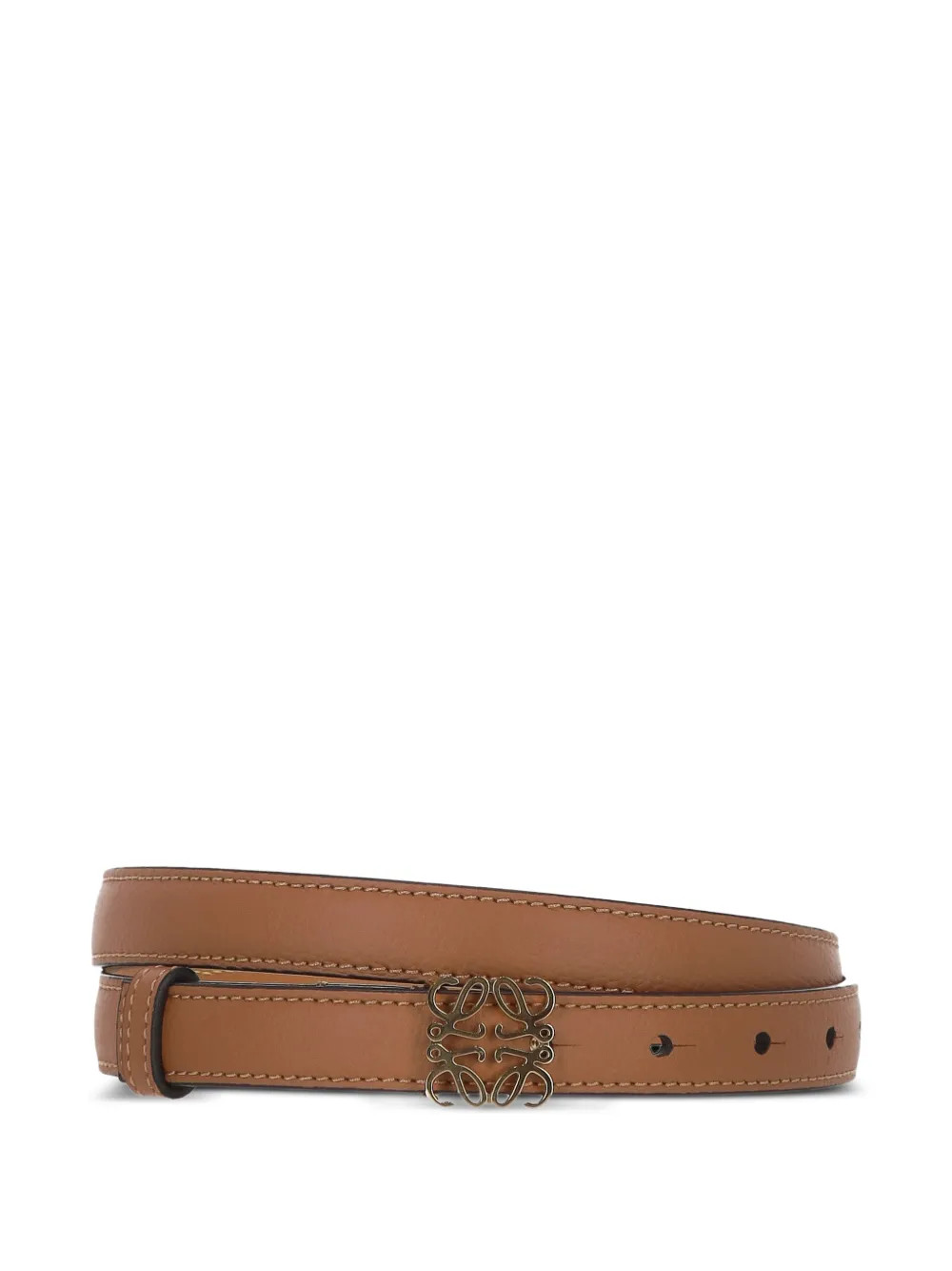 LOEWE Anagram leather belt - Brown | Farfetch Global