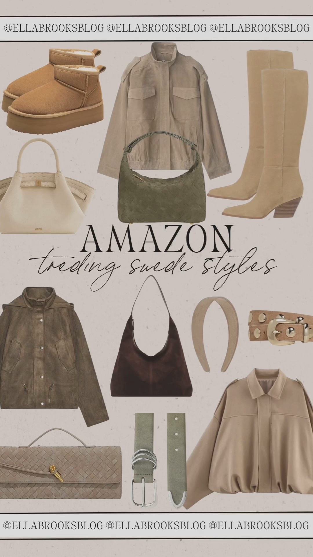Amazon trending suede styles!

Amazon fashion, suede jacket, suede bag, amazon boots, western boots, fall fashion

#LTKSeasonal #LTKFindsUnder50 #LTKFindsUnder100