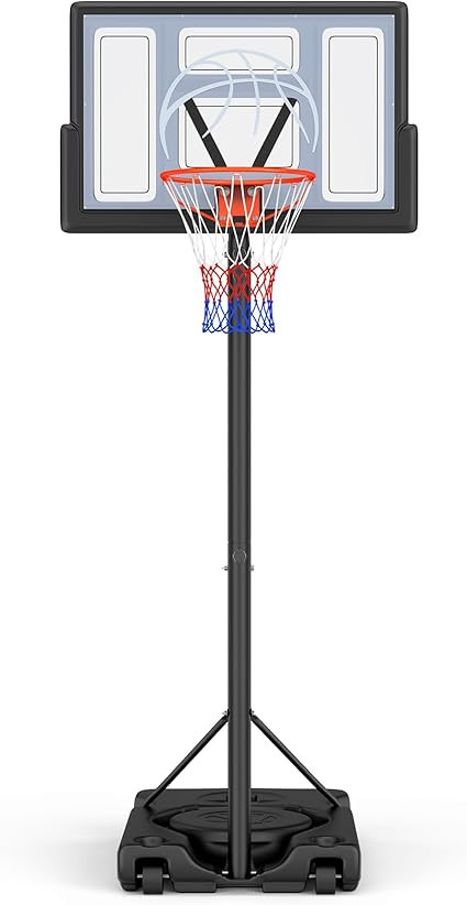Basketball Hoop Outdoor 10ft Adjustable, Portable Basketball Hoop Goal System for Kids Youth and ... | Amazon (US)