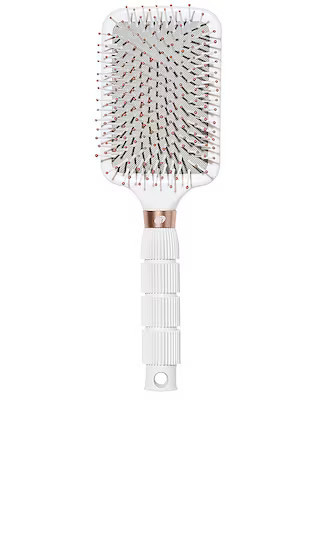 T3 Smooth Paddle Brush in White. | Revolve Clothing (Global)