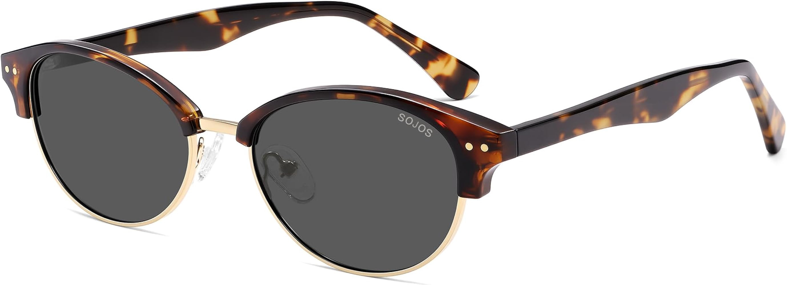 SOJOS Trendy Oval Polarized Sunglasses for Women Retro Cute Shades Sunnies SJ2687 | Amazon (US)